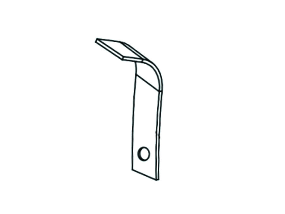 ZAPPETTA STAMPATA PER MOTOCOLTIVATORE RTT2-2C LONCIN TM60- - sx - 8 pezzi EUROSYSTEMS