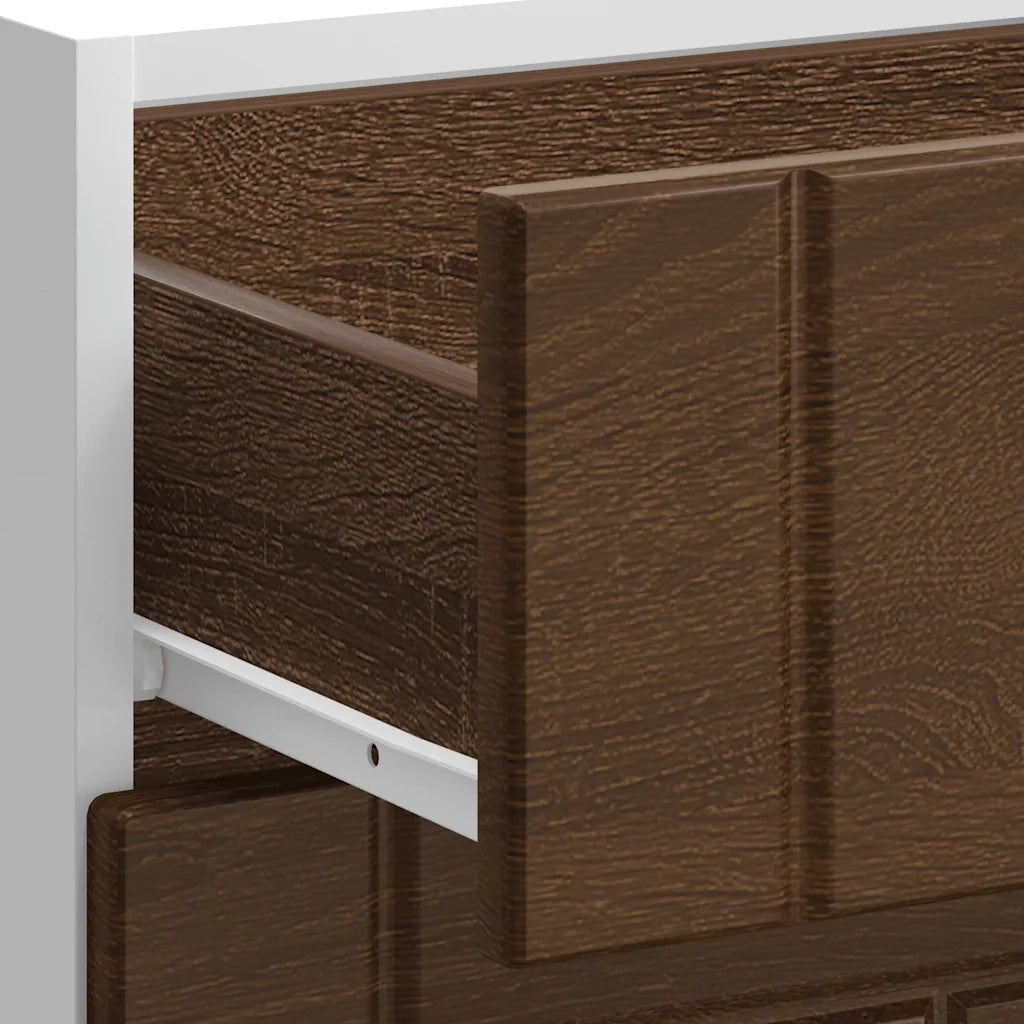 Base da Cucina Lucca Rovere Marrone in Legno Multistrato