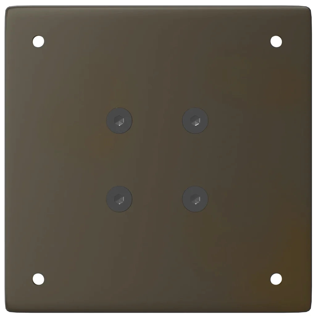 Gambe per tavolo consolle 4 pz | Piede del tavolo in acciaio naturale 72-74 cm