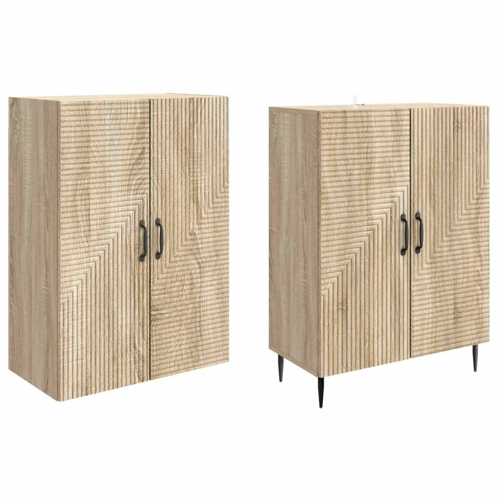Set di armadi 2 pcs 66 x 34,5 x 89,5 cm Legno ingegnerizzato