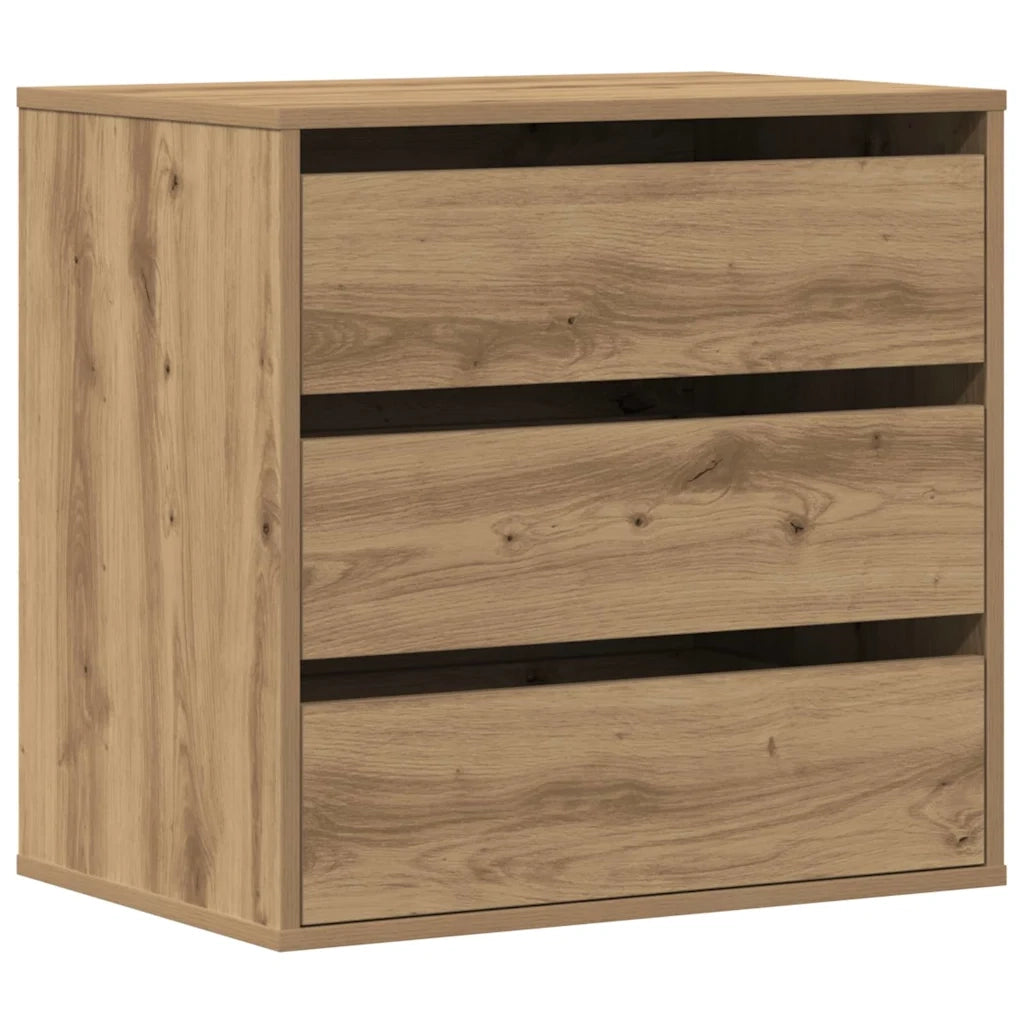 Cassettiera Angolare Rovere Artigianale 60x41x58cm Multistrato 852851