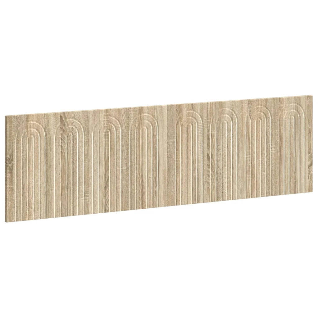 Testiera da Muro ALKMAAR Rovere Sonoma Legno ingegnerizzato 896277