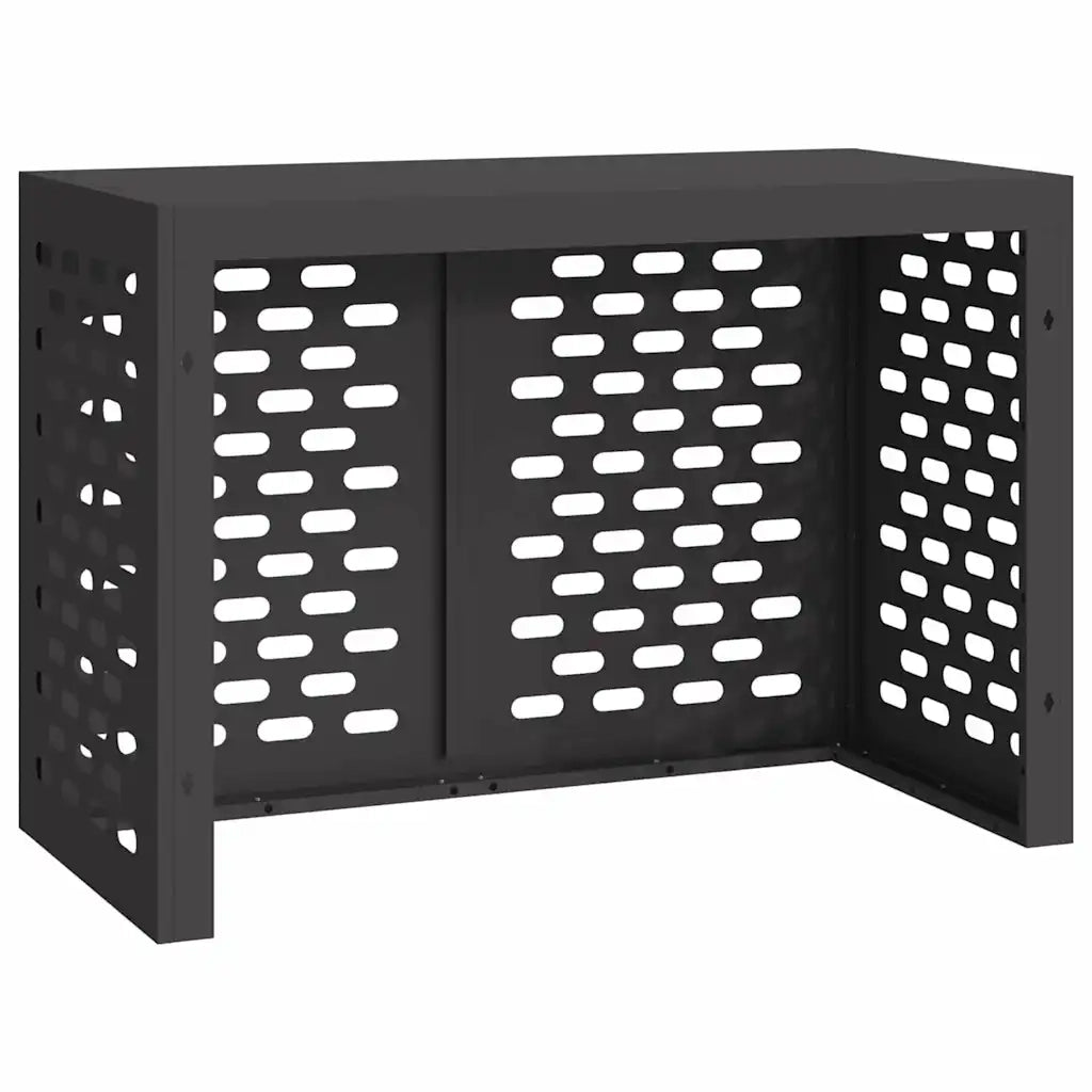 Copertura per condizionatore d'aria Nero 100 x 50 x 70 cm 865897