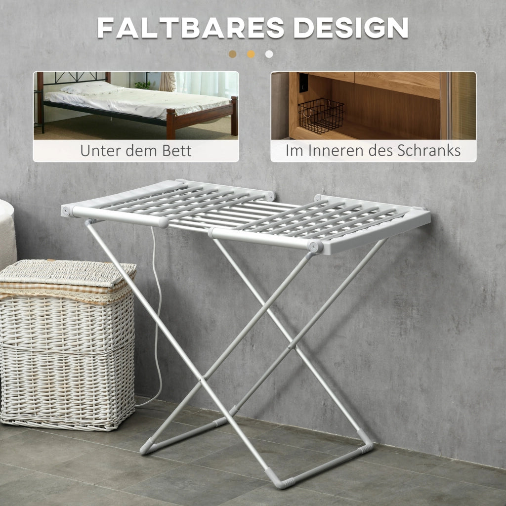 Stendibiancheria Elettrico Riscaldato ¨C Xylo ¨C 45-55¡ãC Pieghevole 144x53x96cm