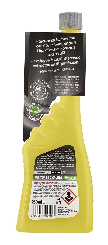 Pulitore Completo Sistema Alimentazione Ml. 250 (benzina) Arexons