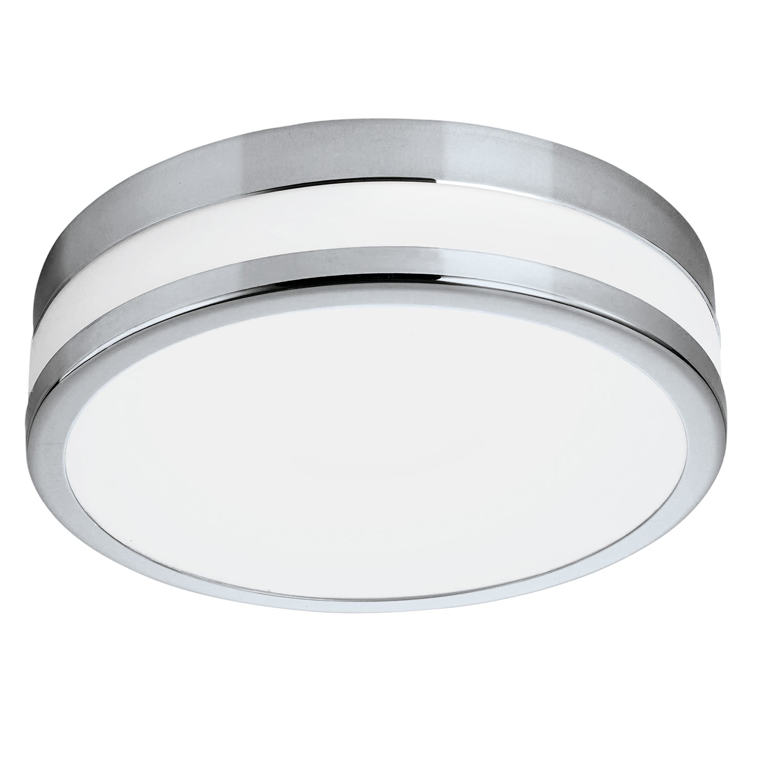 Plafoniera Moderna Led Palermo Acciaio Cromo 3 Luci Led Integrato 5,7W