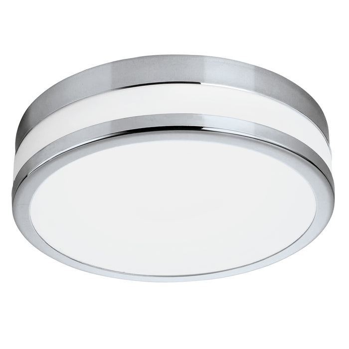 Plafoniera Moderna Led Palermo Acciaio Cromo 3 Luci Led Integrato 5,7W