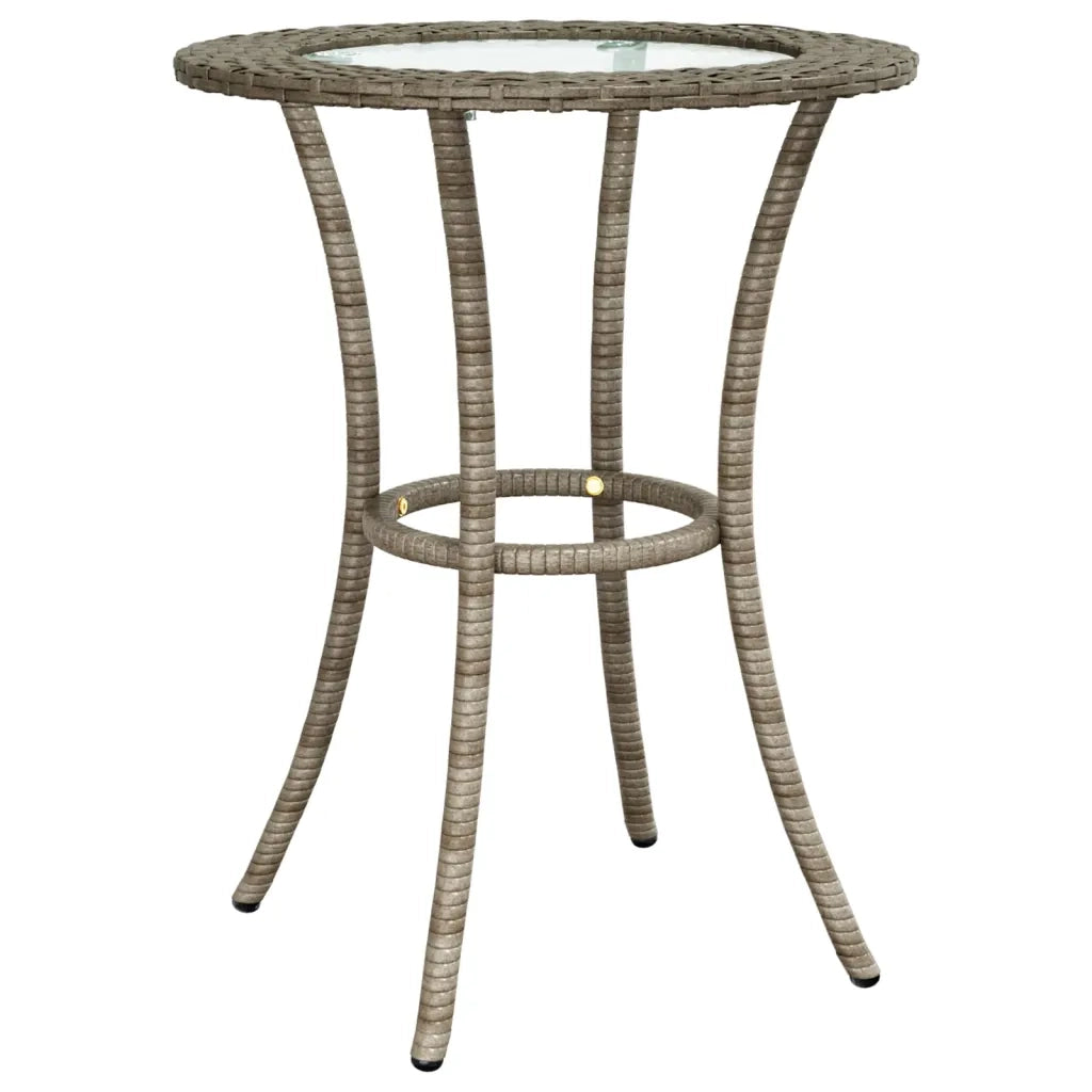 Set Divano a L con Cuscini 2 pz Grigio in Polyrattan 319658