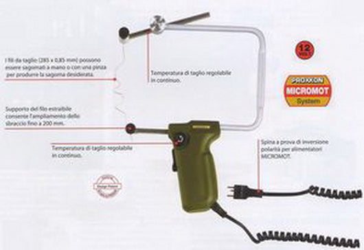 proxxon 27082 taglia polistirolo cod:ferx.949