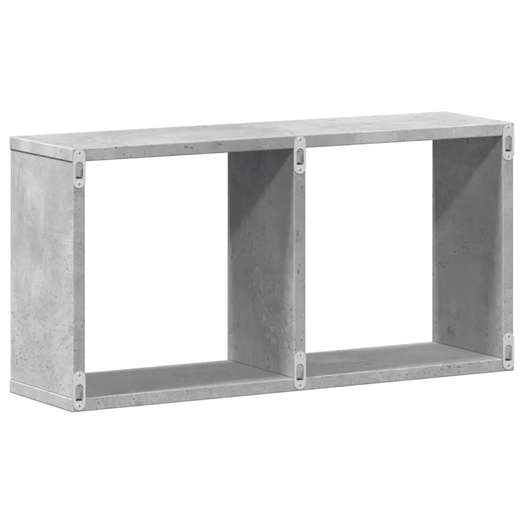 Mobile a Parete 60x16x30 cm Grigio Cemento in Legno Multistrato 854880
