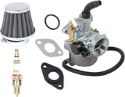 Set di Carburatori per ATV compatibile con 90cc 110cc 125cc con filtro dell'aria e candela.