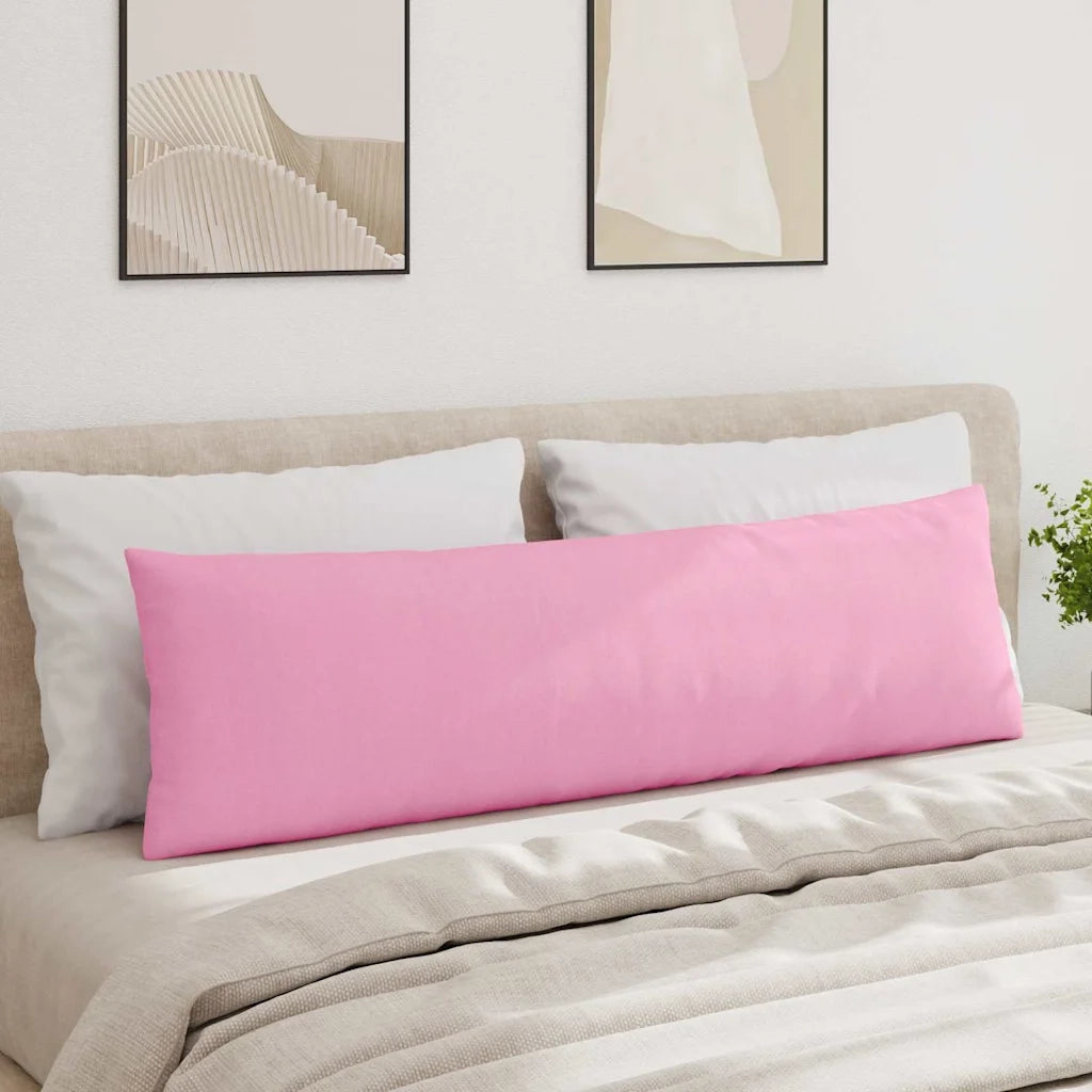 Cuscini da Divano 2 pcs Rosa 145 x 40 cm Tessuto