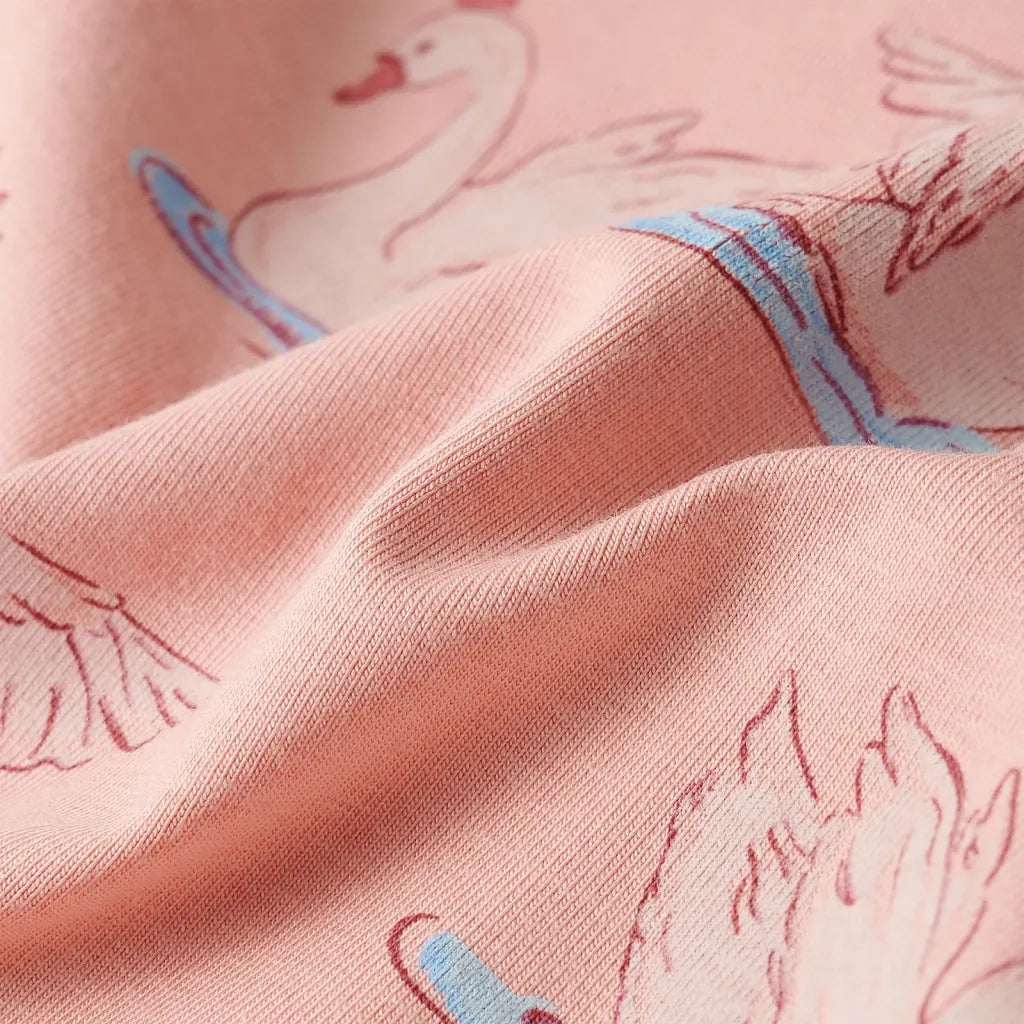 Pigiama da Bambina a Maniche Lunghe Rosa Chiaro 116 14226