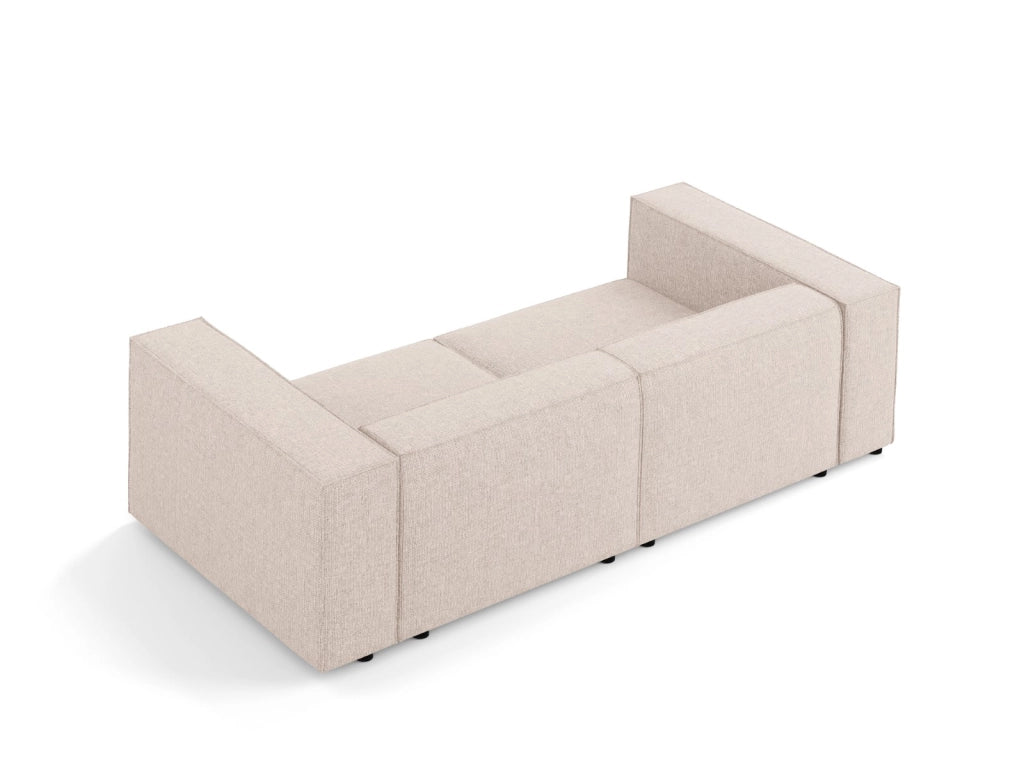 Cosmopolitan Design - Divano "Arendal" 3 posti in ciniglia beige 