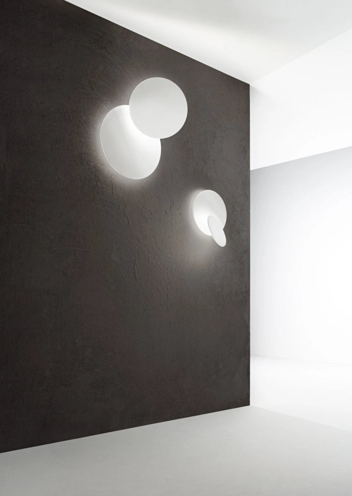 Plafoniera in alluminio colore bianco Drum LED 43W 3000K CRI?80 220-240V 50/60Hz 3440Lm biemissione