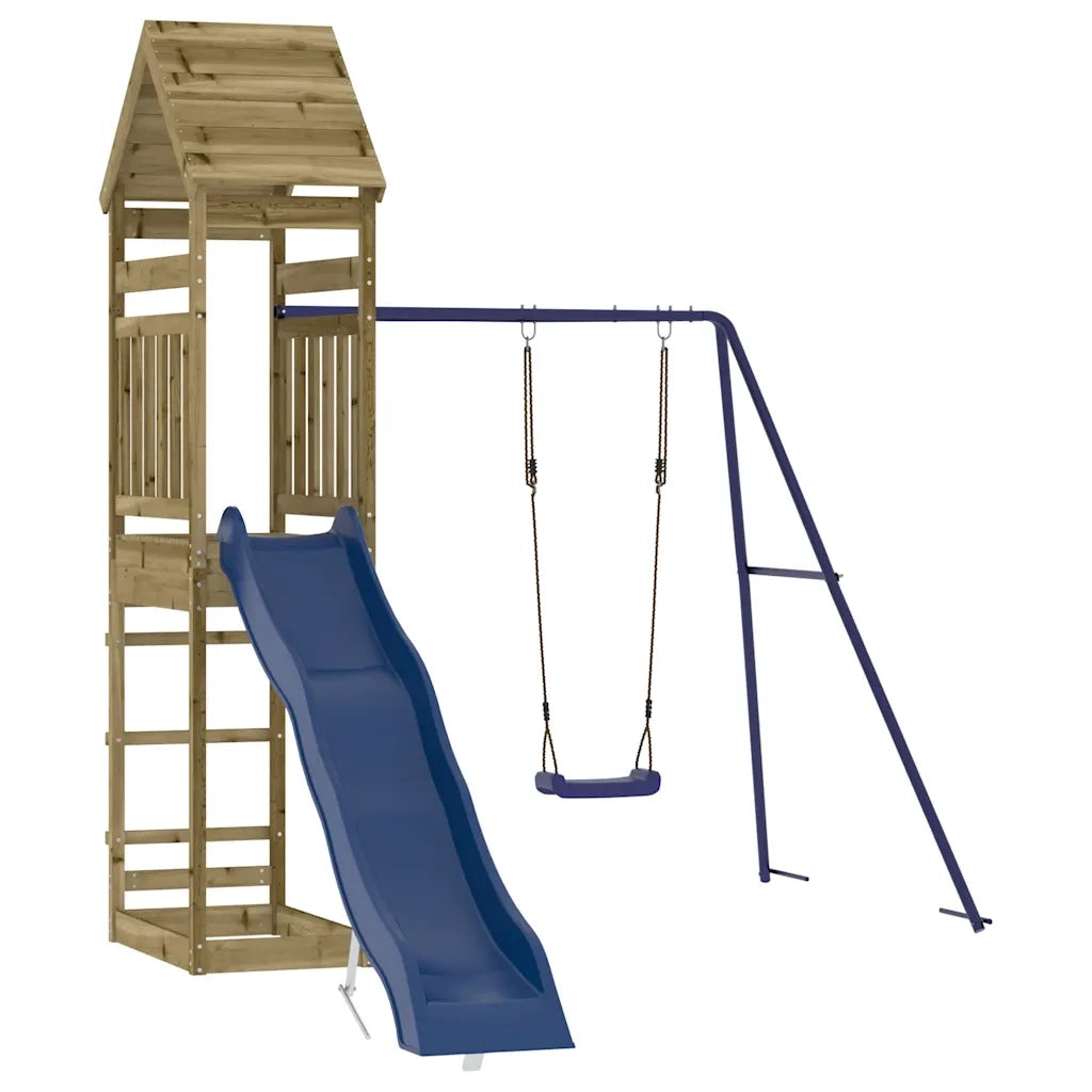 Set da Gioco da Esterno in Legno di Pino Impregnatocod mxl 102638