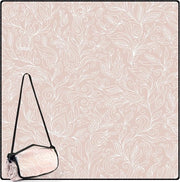Pavillone da picnic acqua resistenti – lavabili e sabbia libera – formato XXL – isolati – foglie (arancione 200 x 200 cm)