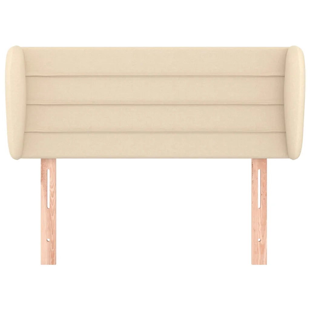 Testiera ad Orecchio Crema 103x23x78/88 cm in Tessuto 3117279