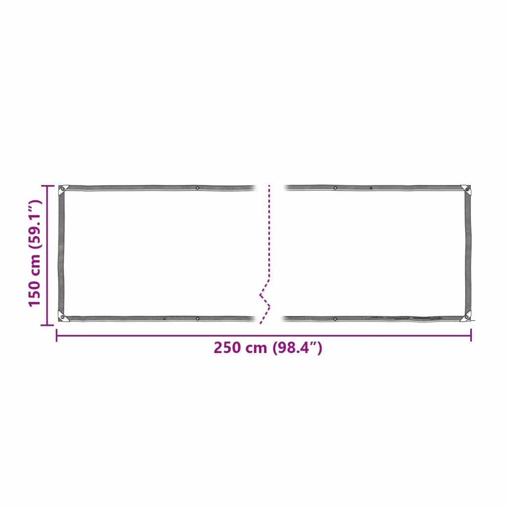 Copertura per Piante Trasparente 2,5 x 1,5 m PE 3429340