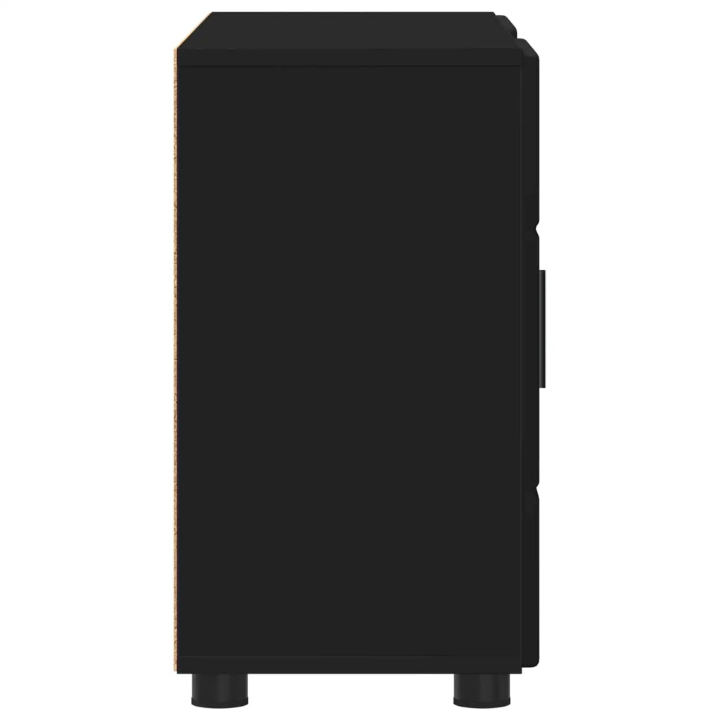 Credenza FLORIN Nero 88,5 x 30,5 x 55,5 cm Legno multistrato 880292