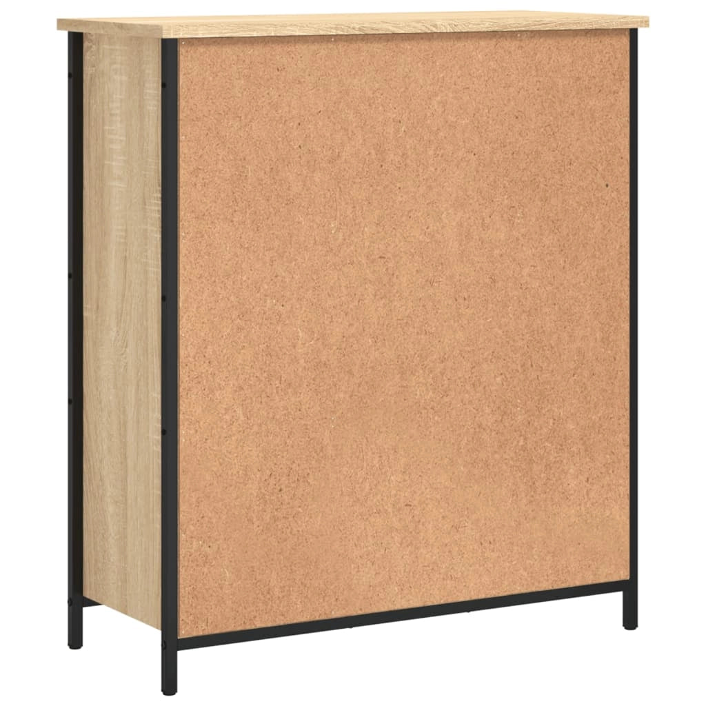Buffet credenza cassettiera armadio mobile contenitore organizer cucina soggiorno rovere Sonoma 70 x 30 x 80 cm legno ingegnerizzato marrone 02_0031693