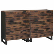 Set di Credenze 2 pcs Noce 120 x 33,5 x 75 cm 3310052