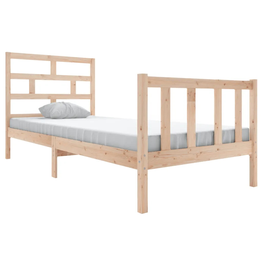 Giroletto-Struttura Letto in Legno Massello di Pino 100x200 cm 943074