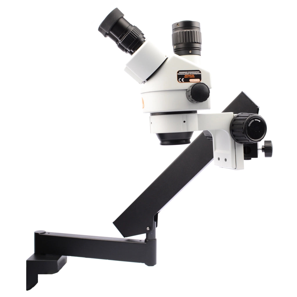 Mikroscopio Stereoscopico Trinoculare Neptune Pro MSNP-T-WDMS1 – Testa Trinoculare, Zoom 7x-45x | Oculare WF10x/20