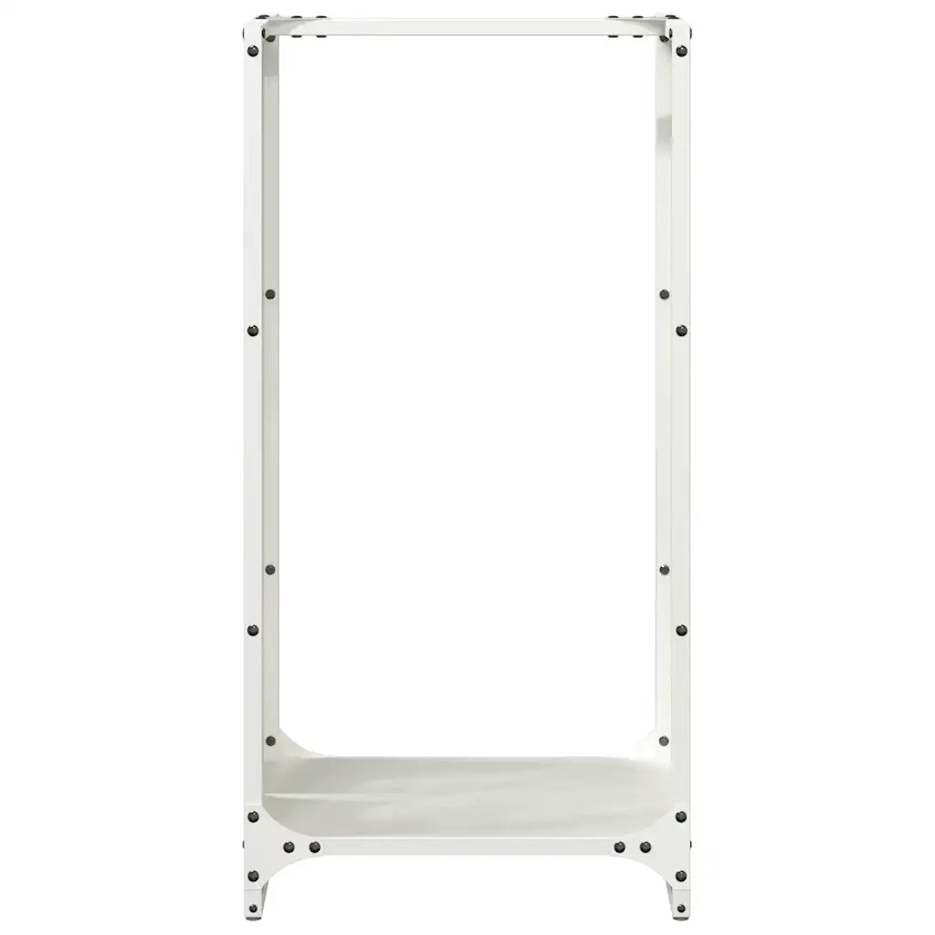 Rastrelliera per Legna da Ardere Bianca 40x30x80 cm CFW2918521