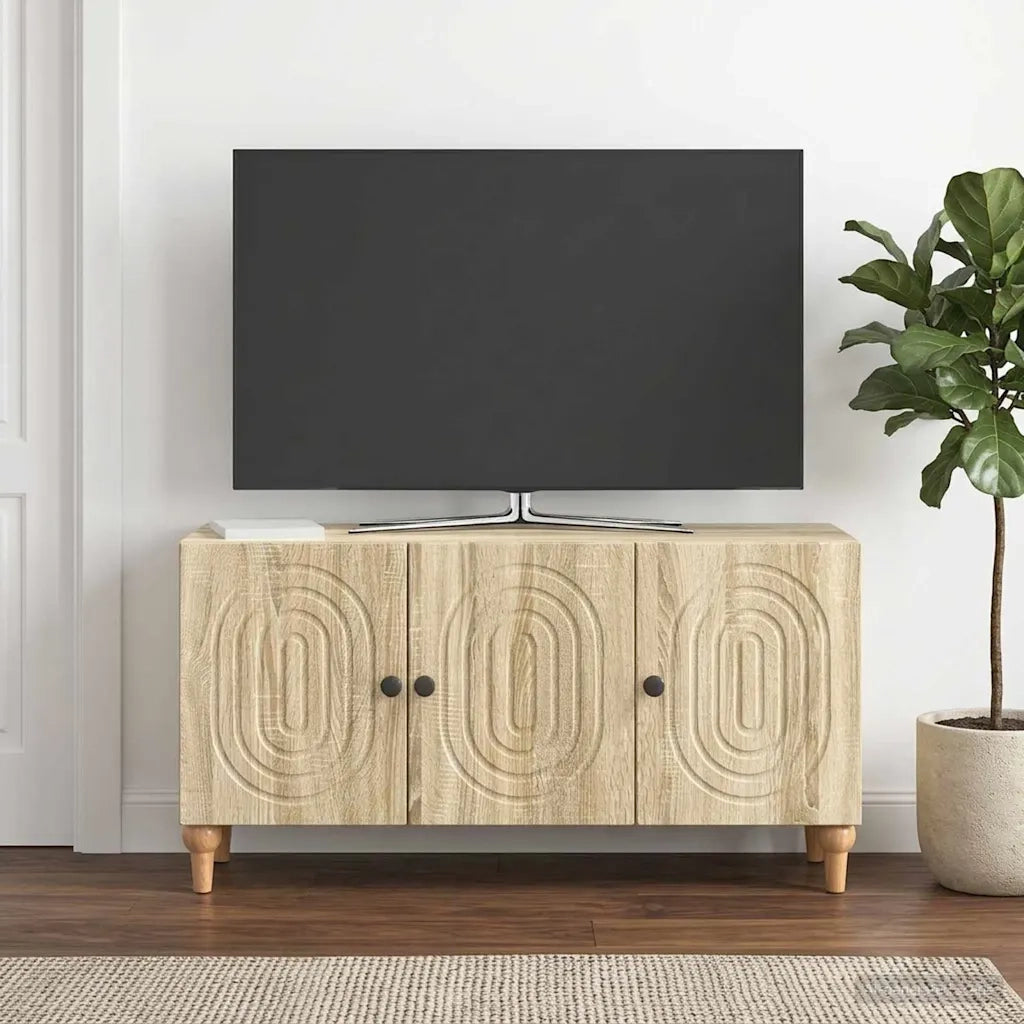 Mobile TV Rovere Sonoma 99 x 34,5 x 50 cm Legno ingegnerizzato 894257