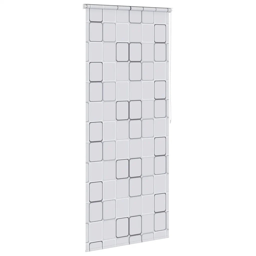 Tenda a Rullo per Doccia-Tenda avvolgibile 100x240 cm Quadrati