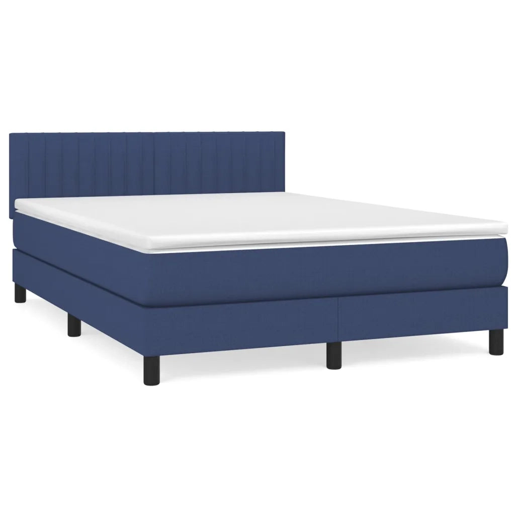 Giroletto a Molle con Materasso Blu 140x190 cm in Tessuto 3140215