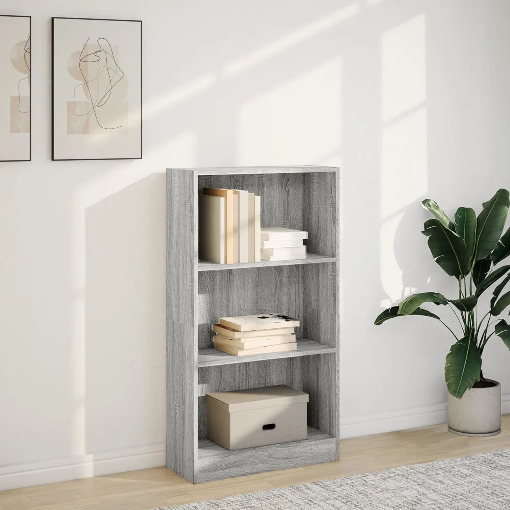 Libreria Grigio Sonoma 60x24x109 cm in Truciolato 857808