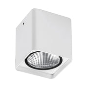 KUBA Downlight a Plafone Quadrato Bianco 20W LED 3000K IP65 - Plafoniera da Esterno in Alluminio ad Alta Resistenza - Rossini Illuminazione