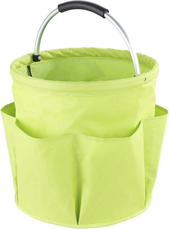 Caddy di Pulizia XL - 34L Cassetto Principale con 6 Cassetti - Impermeabile e Ripiegabile, per Giardino e Casa