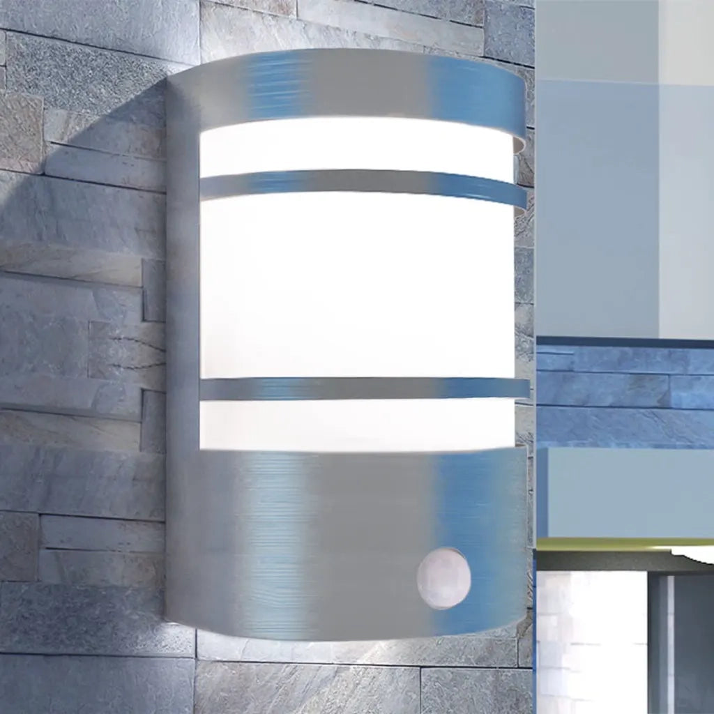 Luce da parete per esterno in acciaio inox con sensore CFW5745637