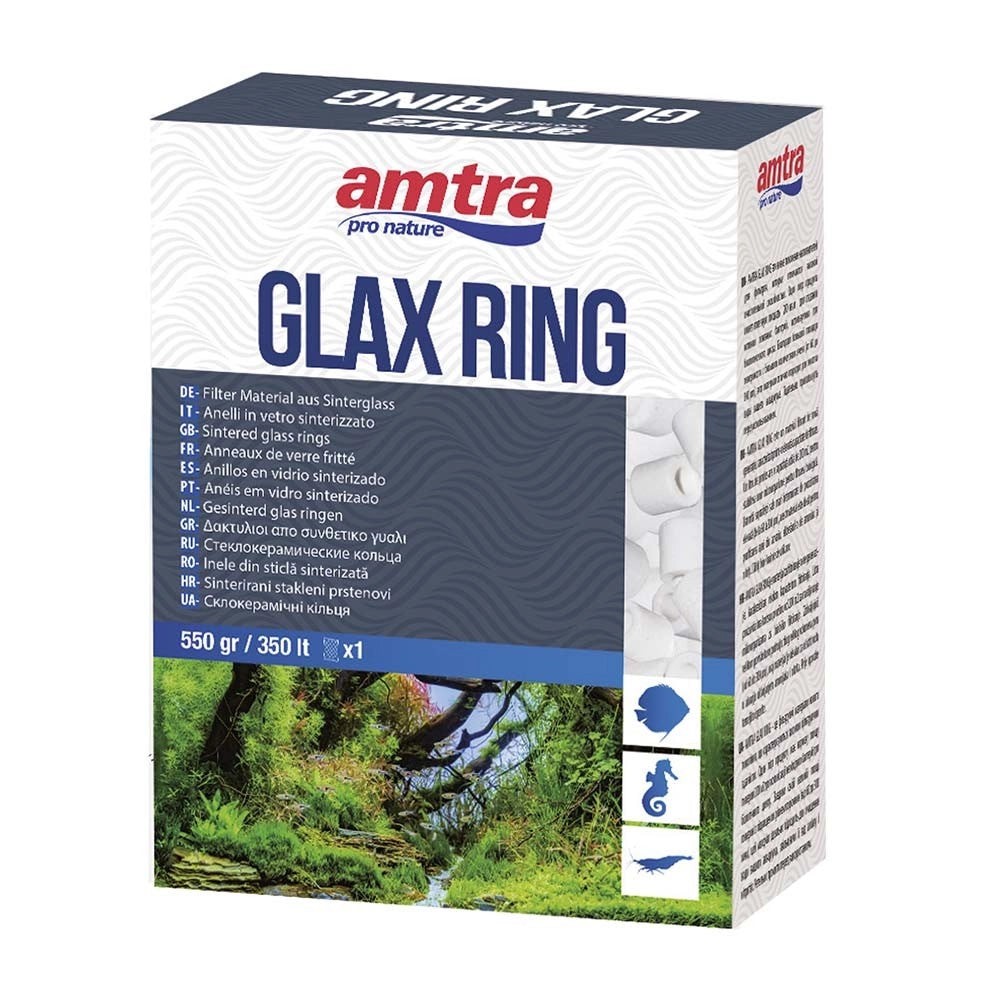 Amtra GlaX Ring- materiale biologico Formato: 5 Kg