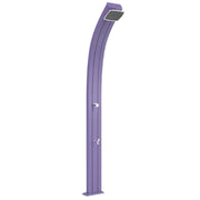 Doccia Solare Spring In Alluminio 30 Litri Con Lavapiedi Colore Viola  Cv-A120/4005