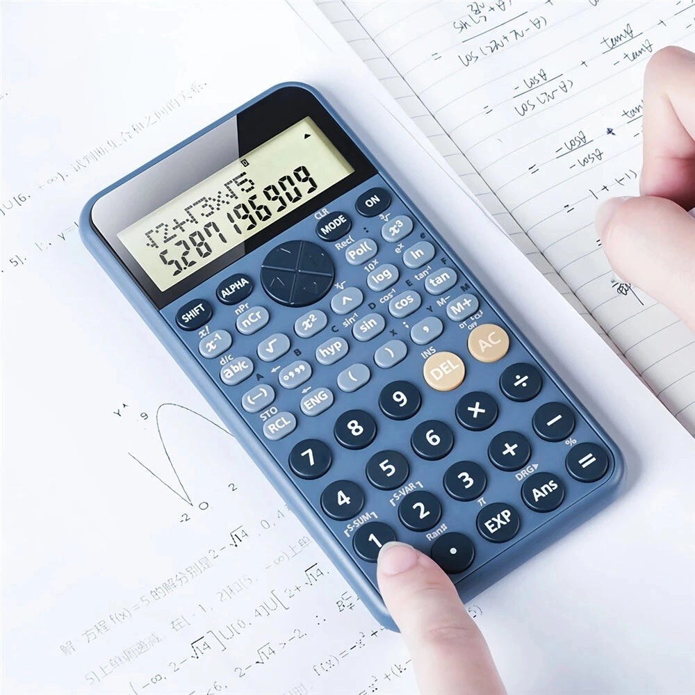 Trade Shop - Calcolatrice Scientifica 240 Metodi Di Calcolo Uffici Scuola A 12 Cifre Pn-2891 -
