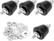 Sistemi di assorbimento vibrazioni per climatizzatori - 4 pezzi - M8 rulli in gomma, supporto shock - assorbitori vibrazioni per climatizzatori - 102 caratteri.