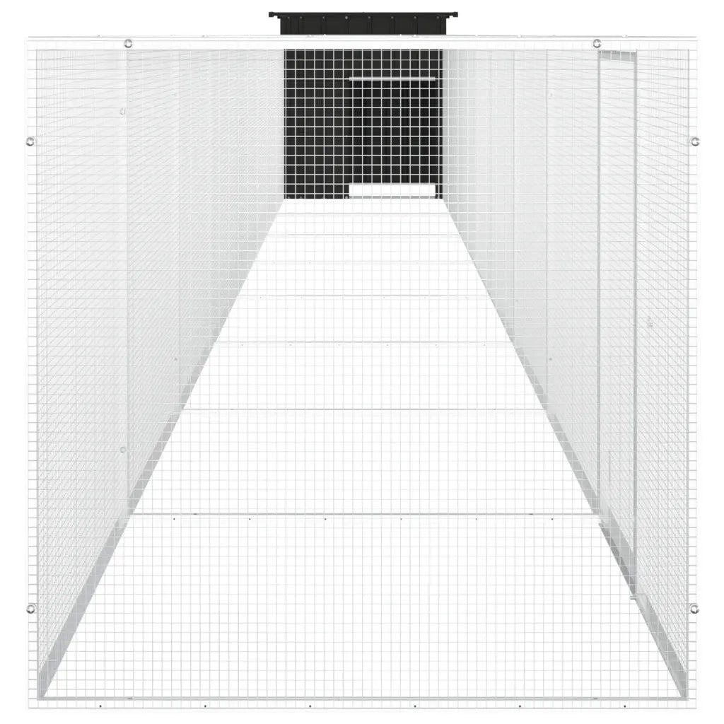 Gabbia per Polli Antracite 900x91x100 cm Acciaio Zincato cod mxl 41445