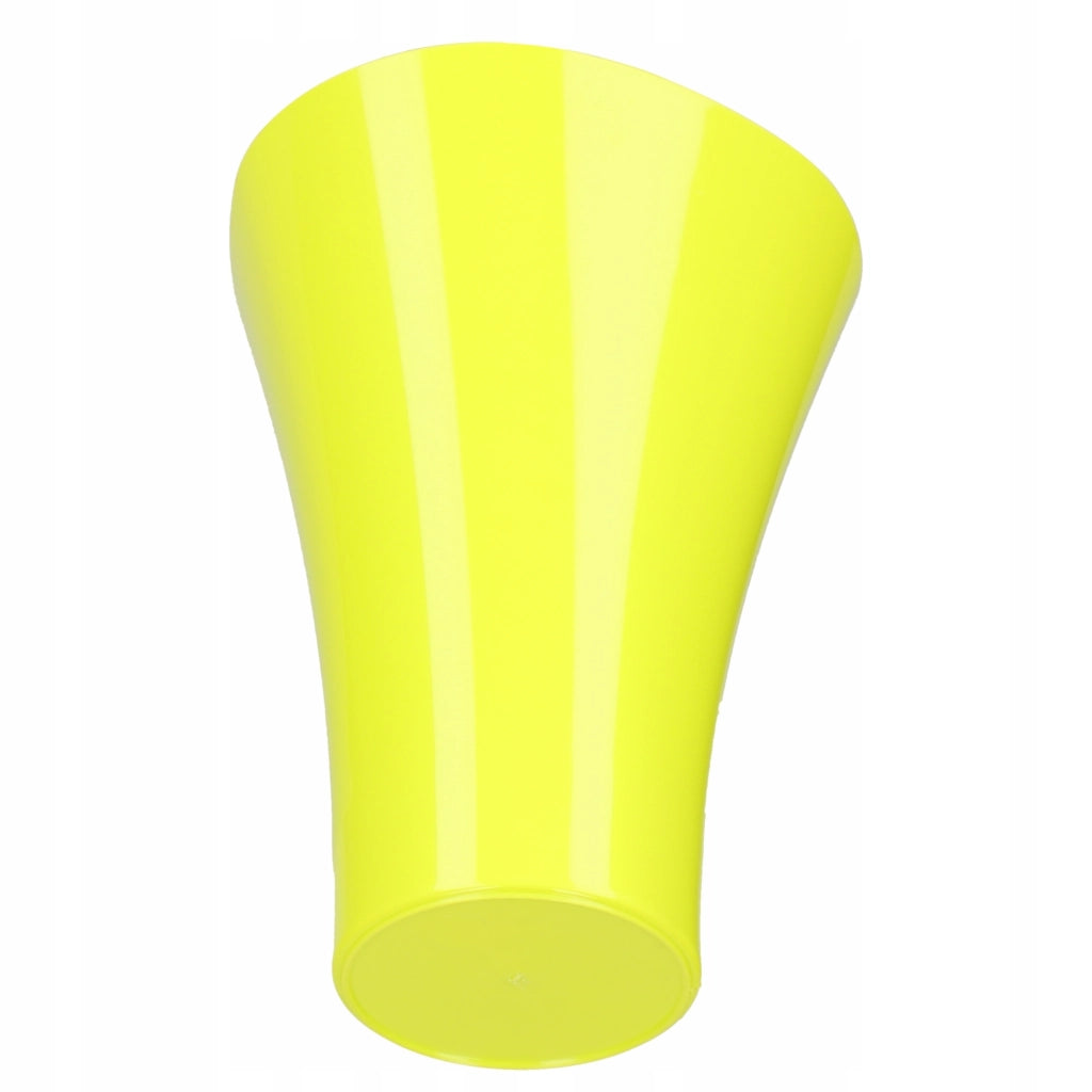 Vaso da fiori KADAX, vaso da fiori, copripianta, supporto per fiori, plastica, giallo, 16,5 cm