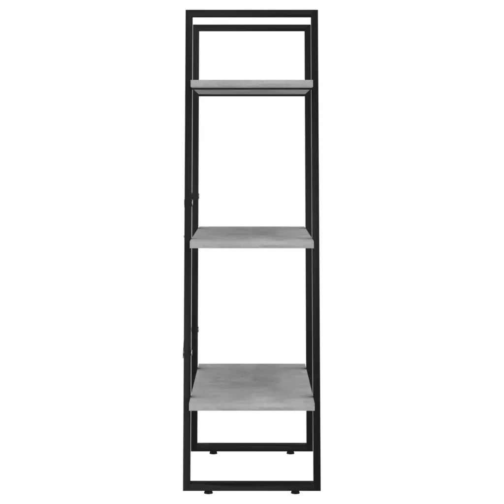 Scaffale Grigio Cemento 60x30x105 cm in Legno Multistrato 806511