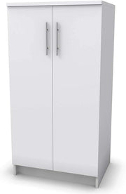 Mobile porta scarpe Dalia, Bianco, 56 x 108 cm, adatto per riporre fino a 21 paia di scarpe
