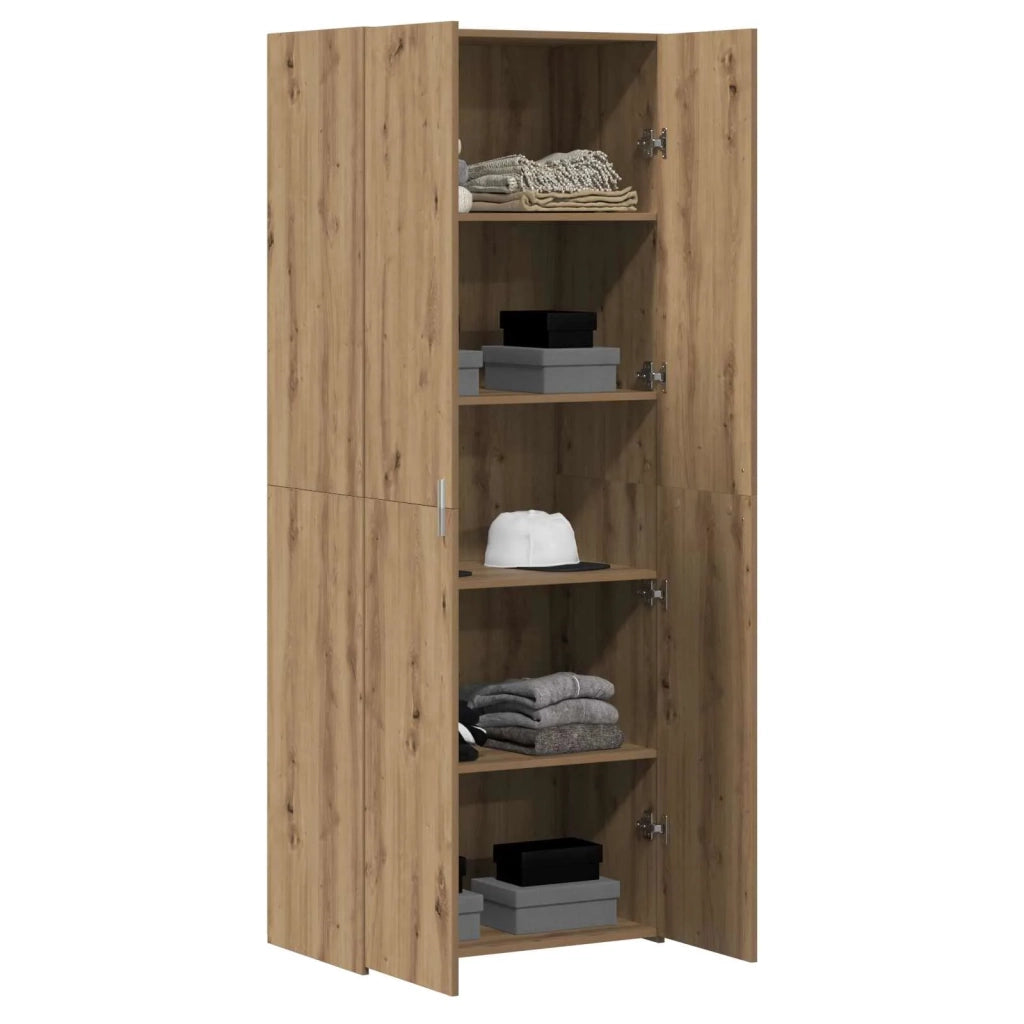 Credenza 2 pcs Rovere artigianale 70 x 42,5 x 185 cm 3365592