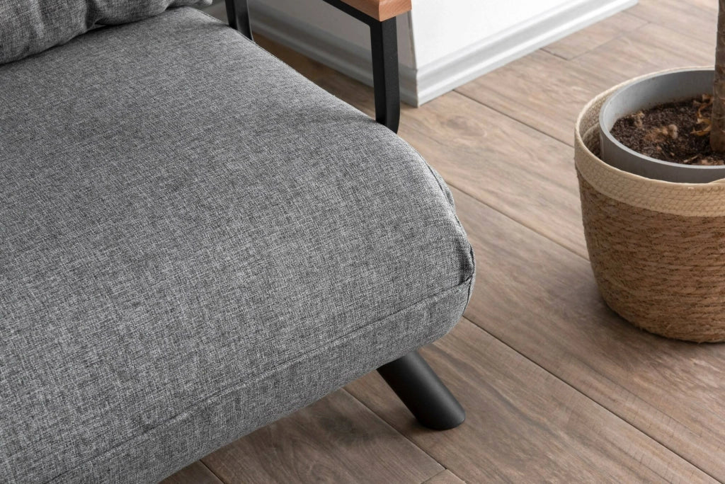 Poltroncina Keoni, Poltrona Reclinabile, 60x78x78h cm Grigio Scuro