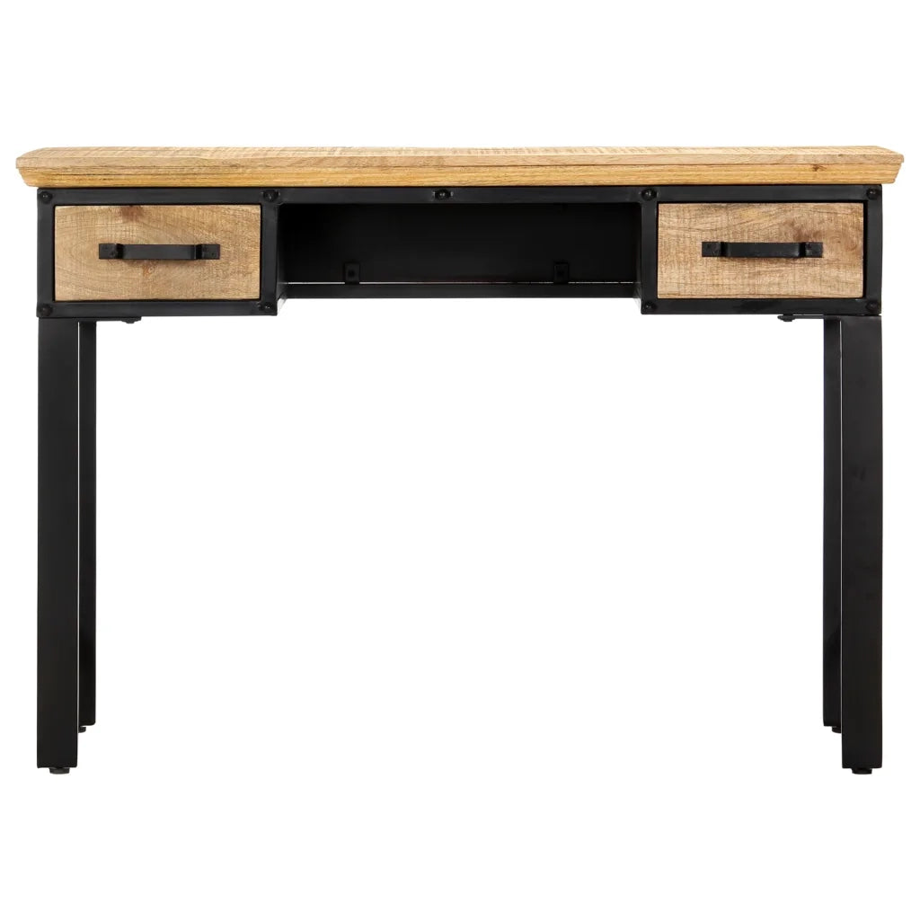 Scrivania 110x50x76 cm in Legno Massello di Mango cod mxl 66899
