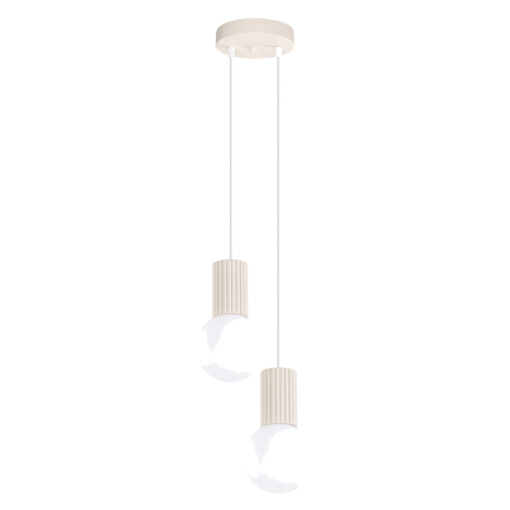 Lampada a sospensione HALO 2P beige