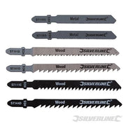 Lame per seghetto alternativo a raccordo universale Silverline 30 pezzi