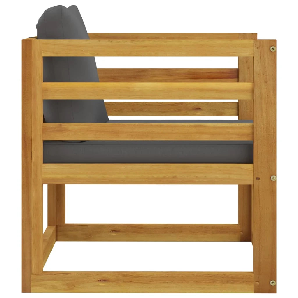 Set di mobili da giardino mobili da esterno 5 pezzi con cuscini legno massello di acacia 02_0016289